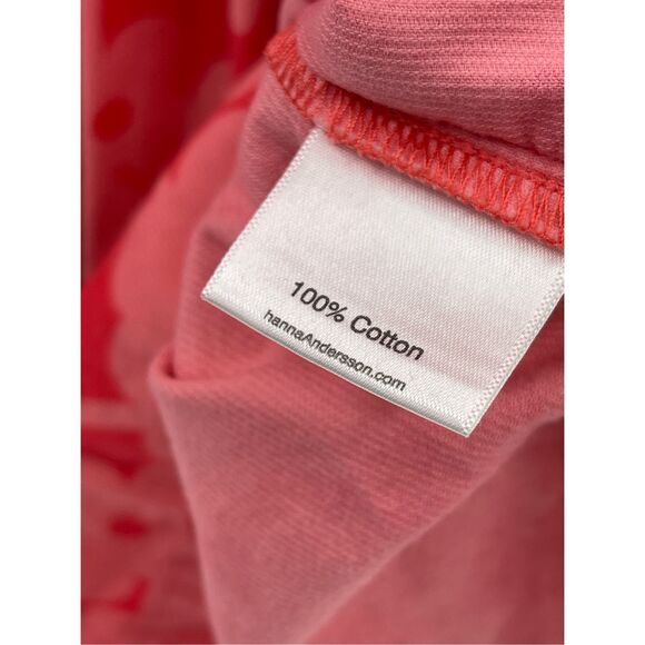 Hanna Andersson Kids Girls Dress Size 16 Pink Floral Corduroy 3/4 Sleeve - Picture 10 of 13